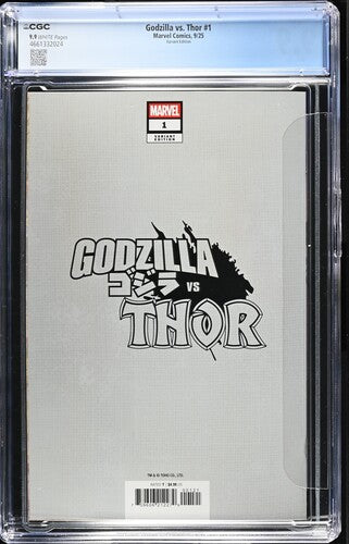 Godzilla vs. Thor #1 CGC 9.9 Mark Bagley Foil Variant