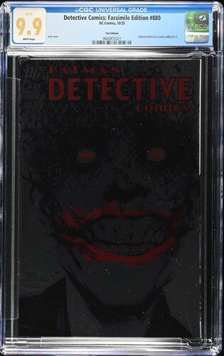 Detective Comics #880 Facsimile Edition CGC 9.9 Foil Variant