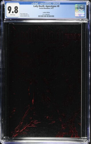 Lady Death: Apocalypse #0 CGC 9.8 Marcelo Mueller Leather Edition