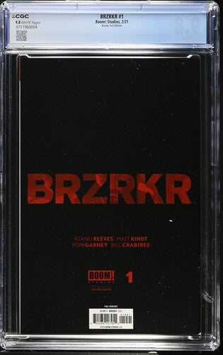 BRZRKR #1 CGC 9.8 Mark Brooks Foil Variant