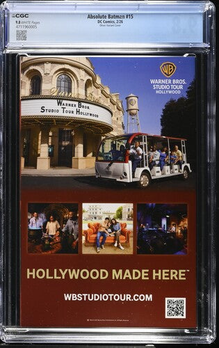 Absolute Batman #15 CGC 9.8 Ben Oliver Variant