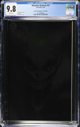 Absolute Batman #15 CGC 9.8 Second Printing/Foil Edition Ben Oliver Variant