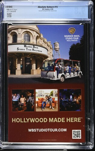 Absolute Batman #15 CGC 9.8 Second Printing Dell'Otto Variant
