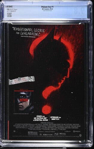 Poison Ivy #1 CGC 9.8 Warren Louw Variant