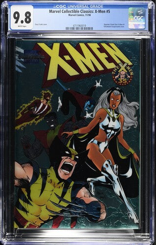 Marvel Collectible Classics: X-Men #5 1998 CGC 9.8 Chromium Wraparound Cover