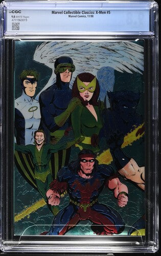 Marvel Collectible Classics: X-Men #5 1998 CGC 9.8 Chromium Wraparound Cover