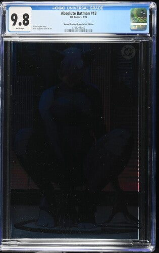 Absolute Batman #13 CGC 9.8 2nd Print Nick Dragotta Foil Variant
