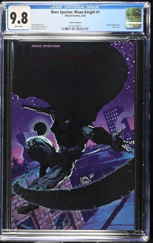 Marc Spector: Moon Knight #1 CGC 9.8 Ryan Stegman Foil Variant