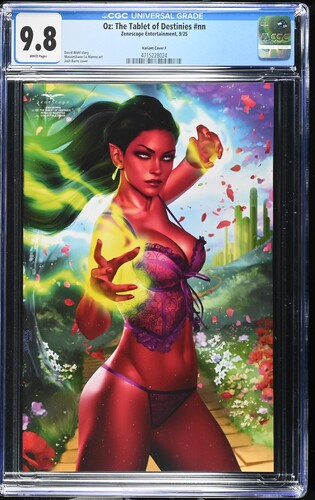 Oz: The Tablet of Destinies #NN CGC 9.8 1:20 Josh Burns
