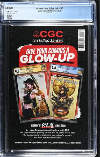 Grimm Fairy Tales #100 CGC 9.8 1:20 Drax Gal Variant