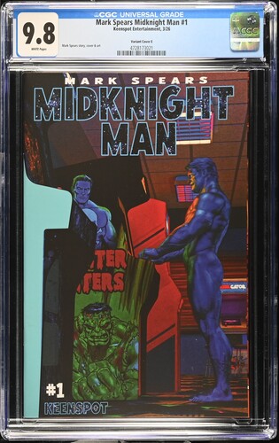 MidKnight Man #1 CGC 9.8 Cover E 1:50 Mark Spears Variant
