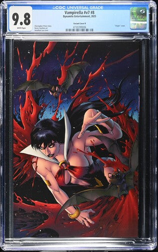 Vampirella #8 CGC 9.8 Blind Bag Cover R Jonathan Lau Virgin Variant