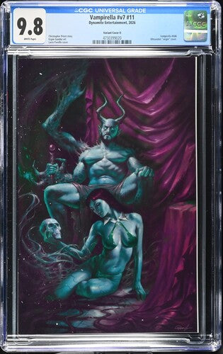 Vampirella #11 CGC 9.8 Cover O 1:10 Lucio Parrillo Ultraviolet Virgin Variant