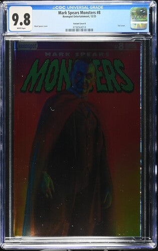 Mark Spears Monsters #8 CGC 9.8 Cover B 1:250 Mark Spears Foil Variant