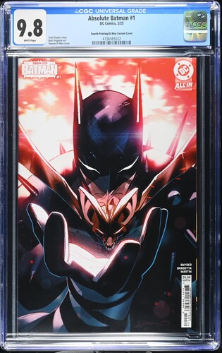 Absolute Batman #1 CGC 9.8 4th Printing Simone Di Meo