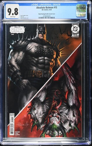 Absolute Batman #15 CGC 9.8 3rd Printing Lucio Parrillo
