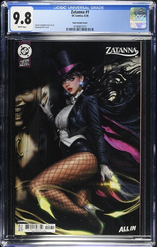 Zatanna #1 CGC 9.8 Cover B KyuYong Eom Variant