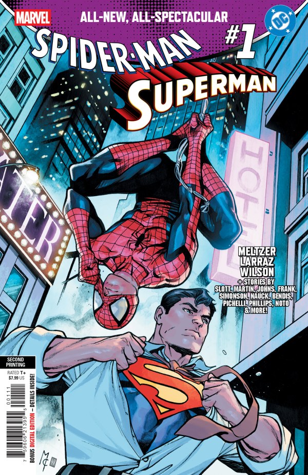 Marvel / DC: Spider-Man / Superman #1 2nd Printing Martín Cóccolo