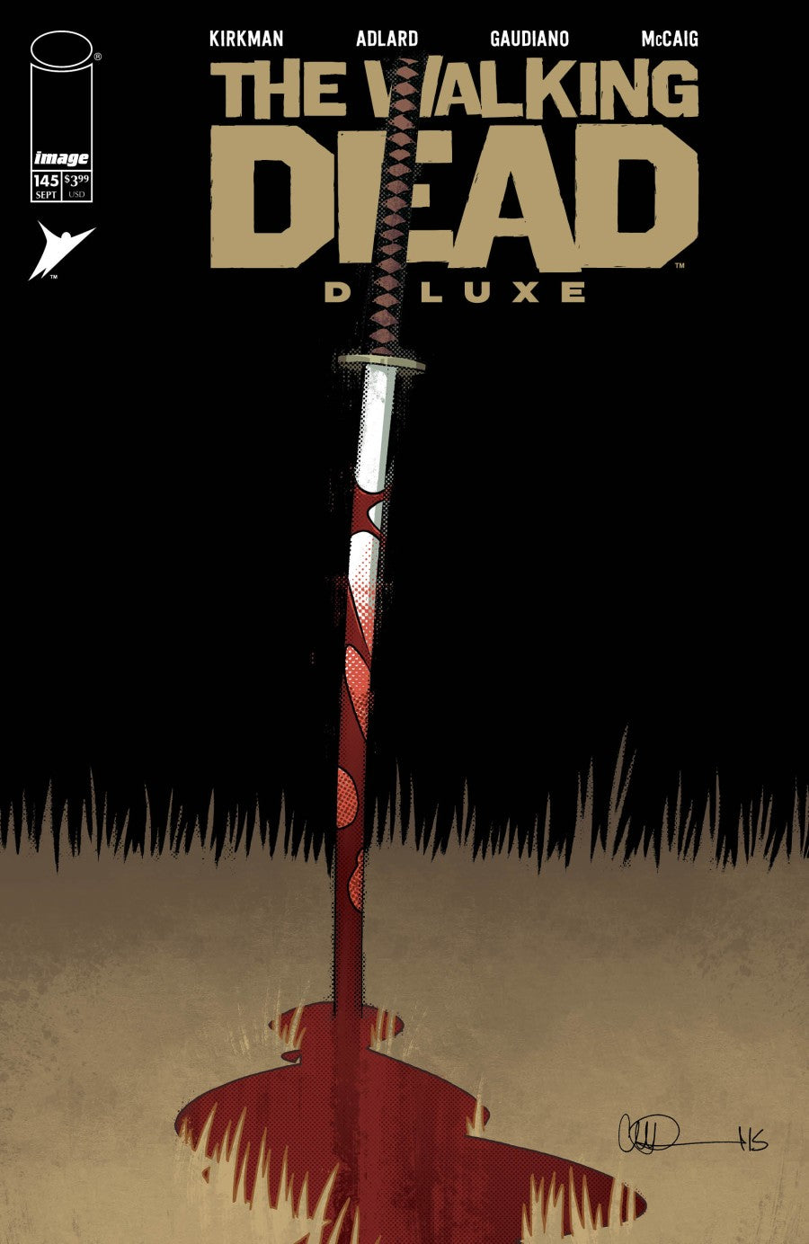 The Walking Dead Deluxe #145 Cover B Charlie Adlard Variant