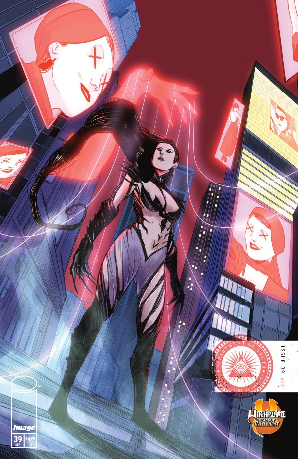 The Department of Truth #39 Cover D Letizia Cadonici Witchblade Team-Up Variant