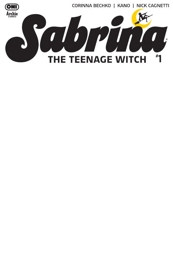 Sabrina the Teenage Witch #1 Cover E Blank Variant