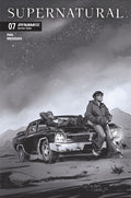 Supernatural #7 Cover G 1:10 David Cousens Black & White Variant