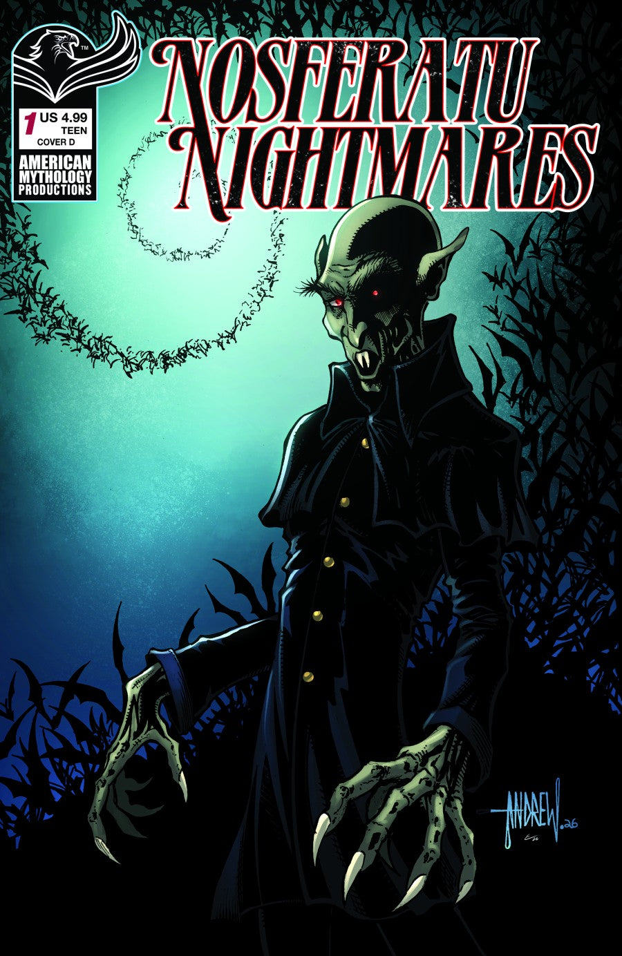 Nosferatu Nightmares #1 Cover D Andrew Mangum Variant