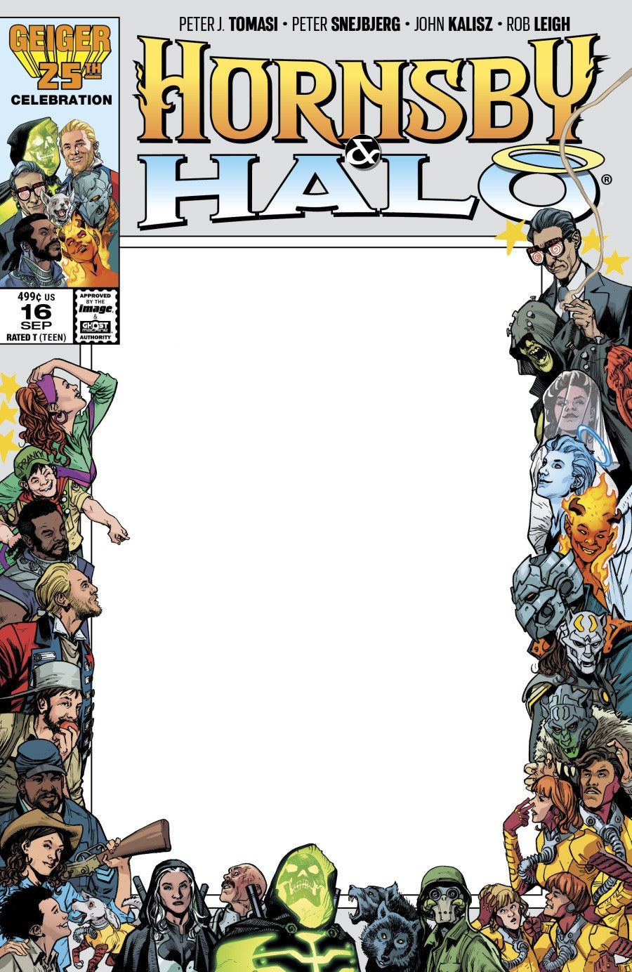 Hornsby & Halo #16 Cover C Blank Variant