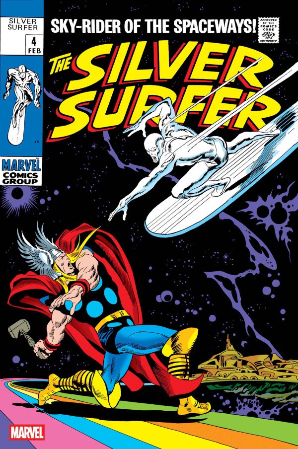 The Silver Surfer #4 Facsimile Edition 2026 Foil Variant