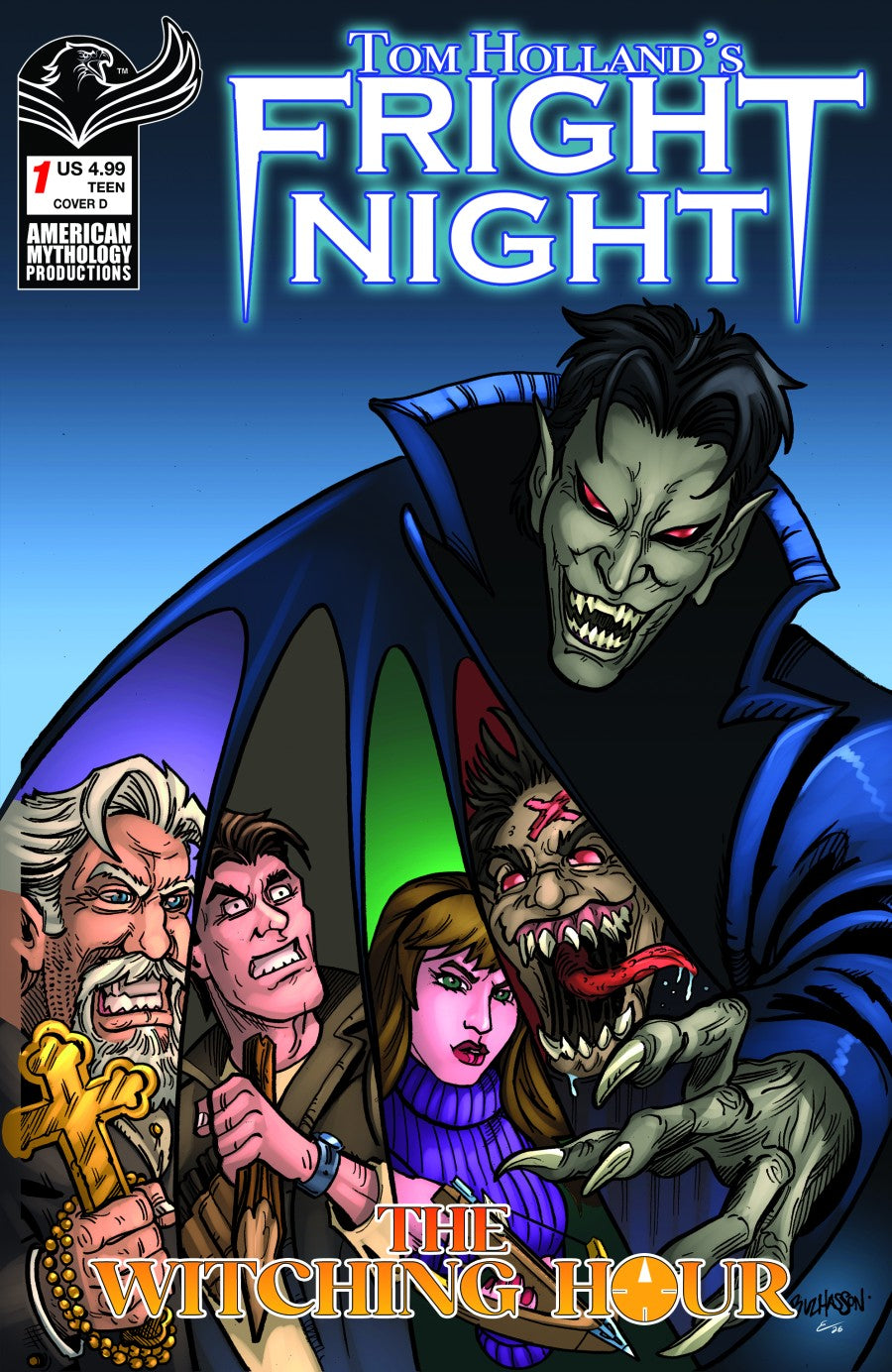 Tom Holland's Fright Night: The Witching Hour #1 Cover D Buz Hasson Variant