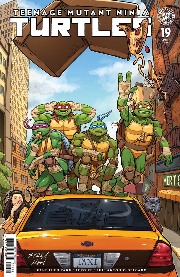Teenage Mutant Ninja Turtles #19 Cover D Pizza Mert Variant