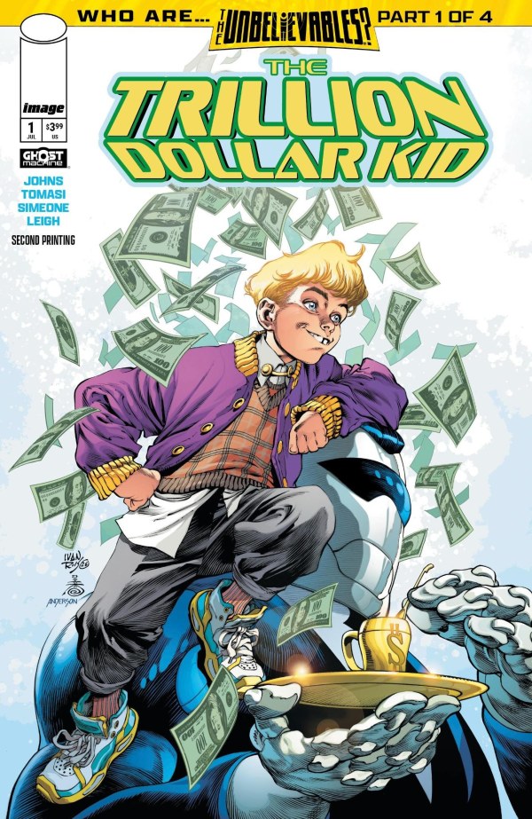 The Trillion Dollar Kid #1 2nd Printing Ivan Reis