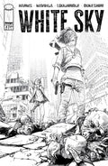 White Sky #4 Cover C J. P. Mavinga Black & White Variant