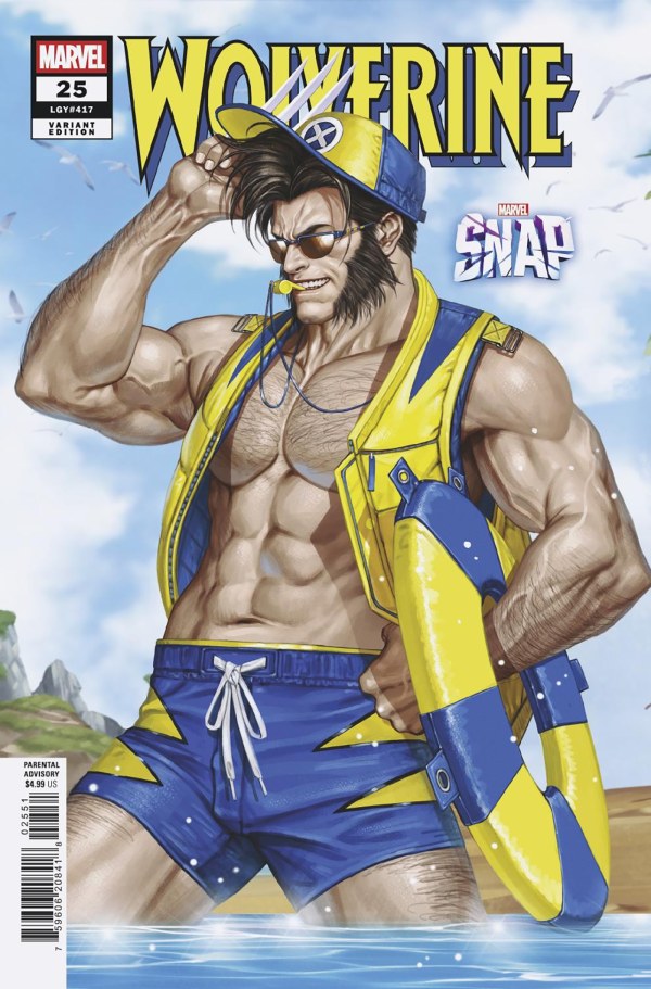 Wolverine #25 InHyuk Lee Marvel Snap Swimsuit Variant