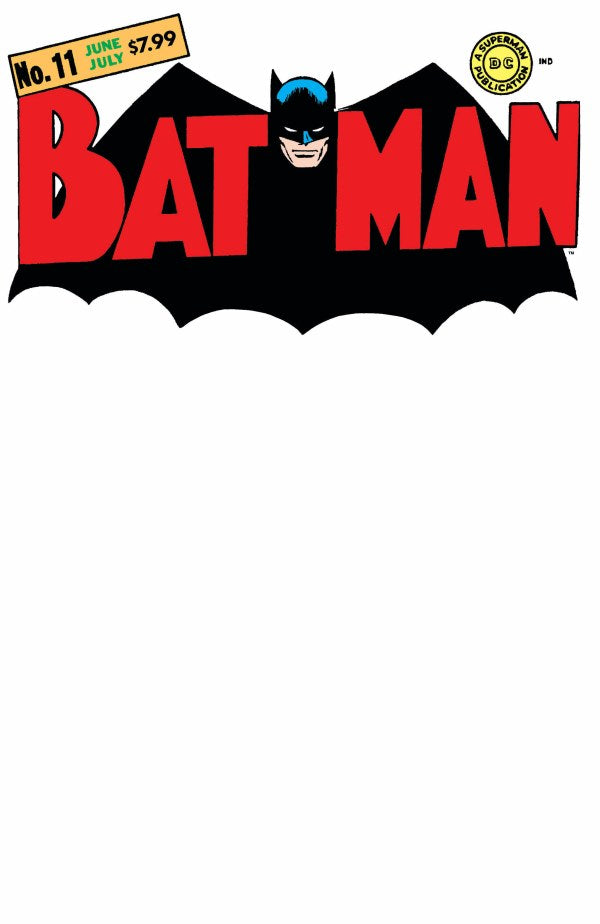 Batman #11 Facsimile Edition 2026 Blank Variant