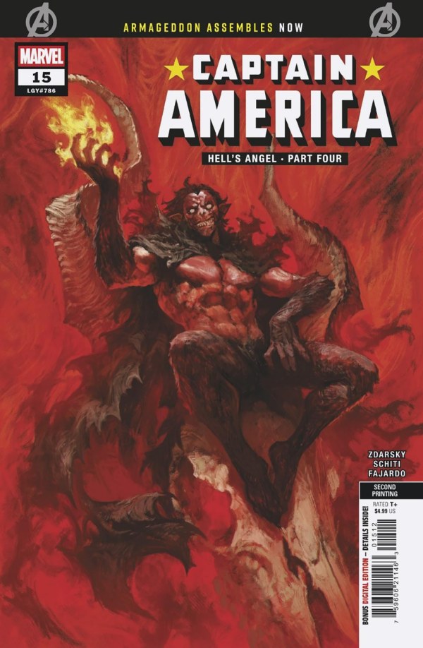 Captain America #15 2nd Printing Skan Srisuwan