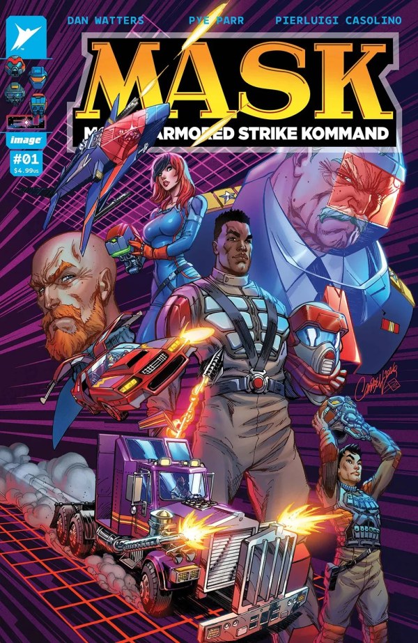 M.A.S.K. #1 Cover B J. Scott Campbell Variant