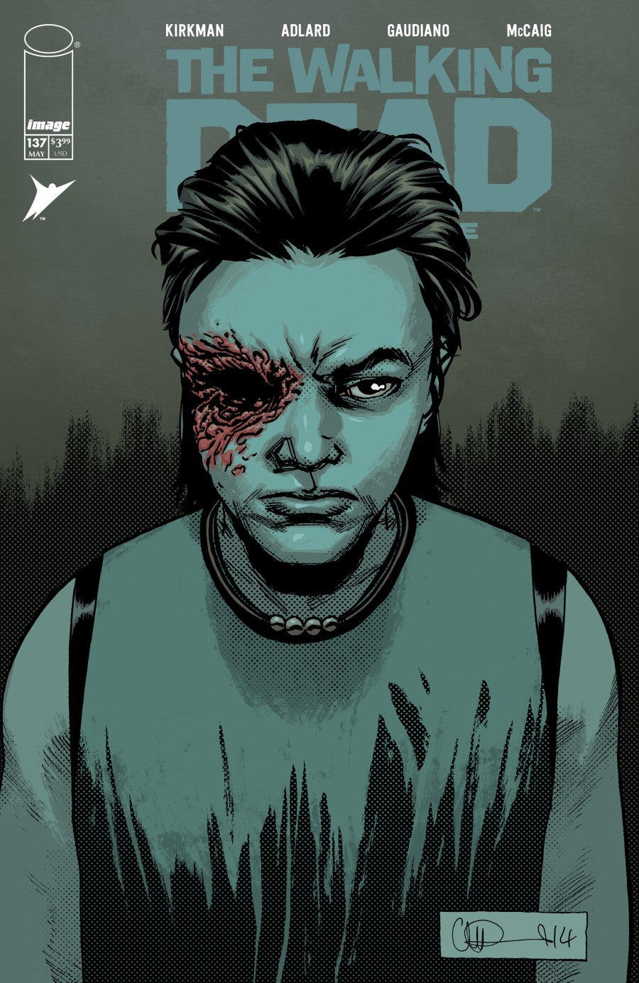 The Walking Dead Deluxe #137 Cover B Charlie Adlard Variant