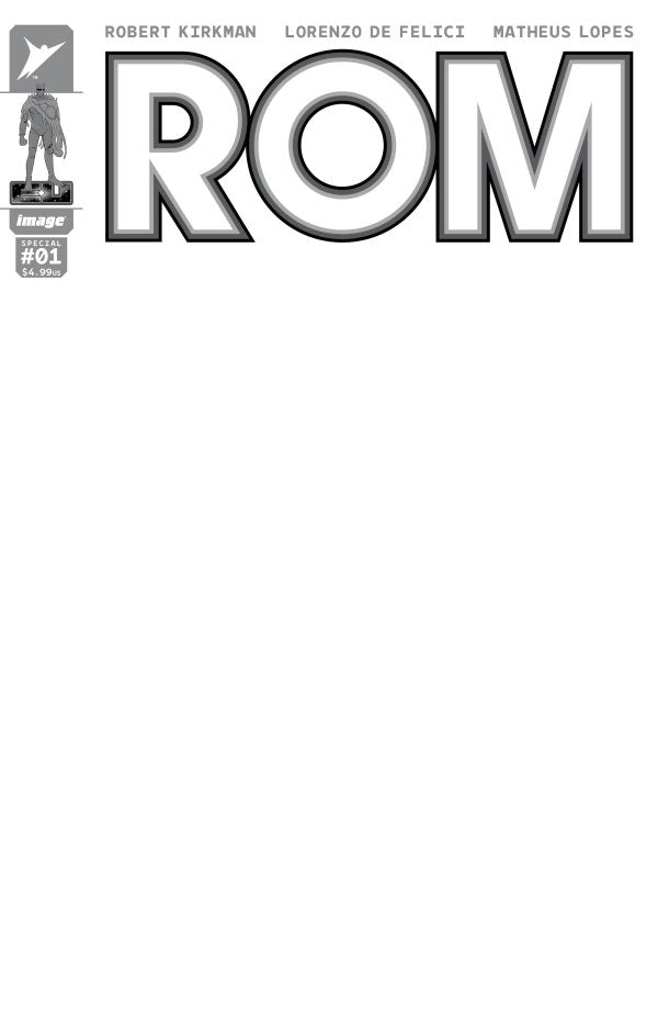 Rom Special #1 Cover E Blank Variant