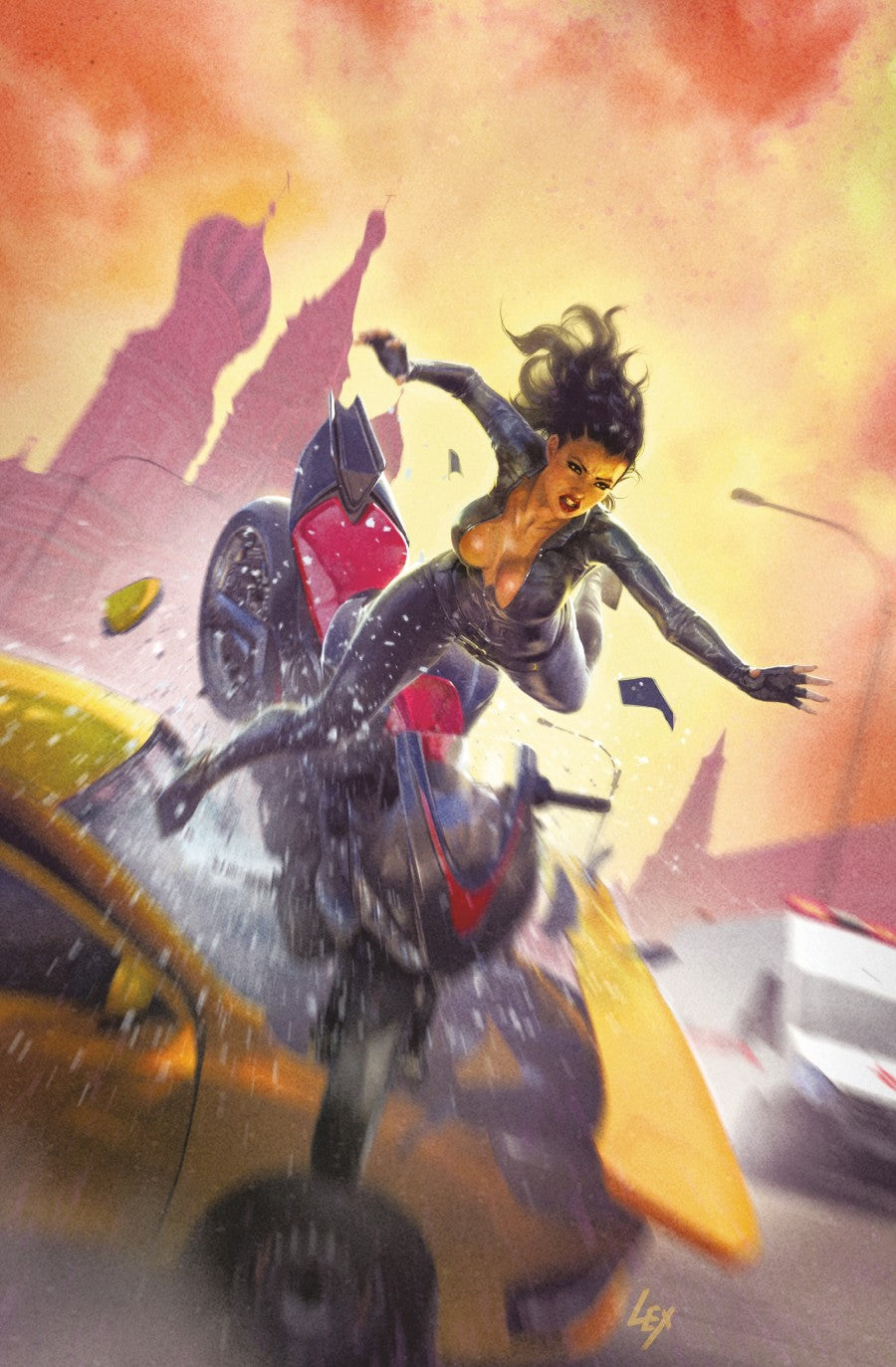 Gun Honey: Doubles Down #4 Cover J Alex Ronald Virgin Variant