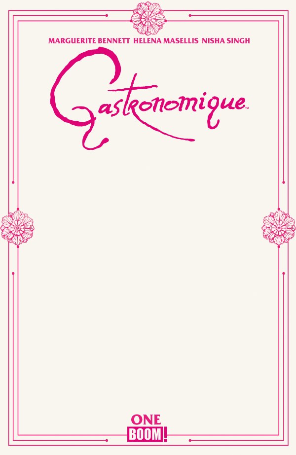 Gastronomique #1 Cover D Blank Variant