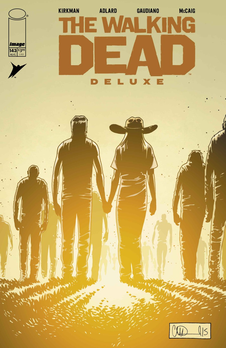 The Walking Dead Deluxe #143 Cover B Charlie Adlard Variant