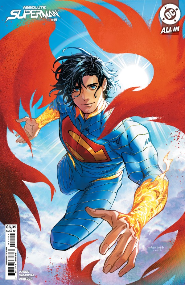 Absolute Superman #19 Cover D Haining Variant