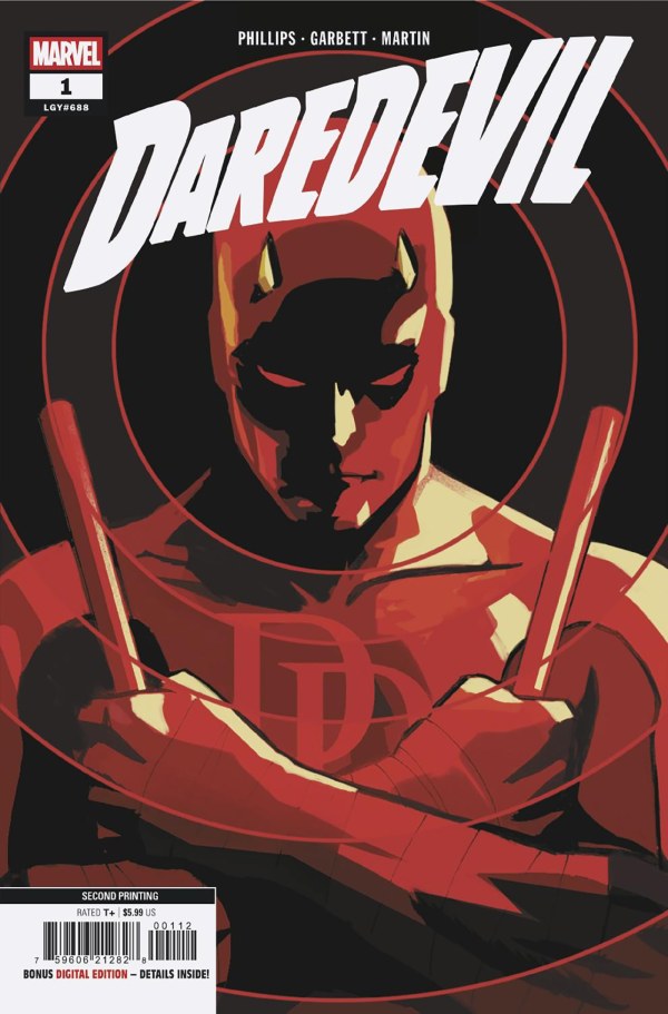Daredevil #1 2nd Printing Lee Garbett