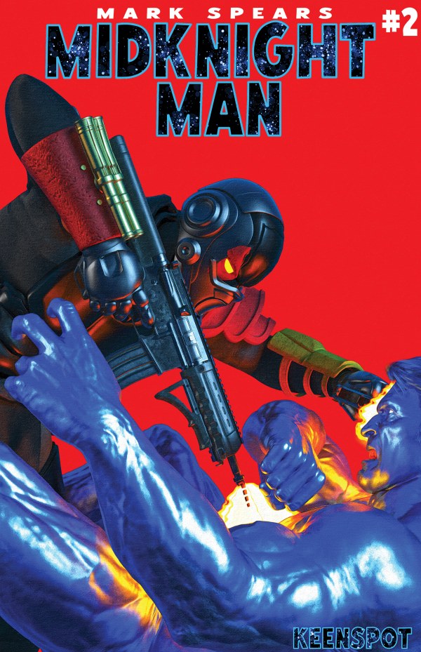 MidKnight Man #2 Cover B Mark Spears Stay Down Variant