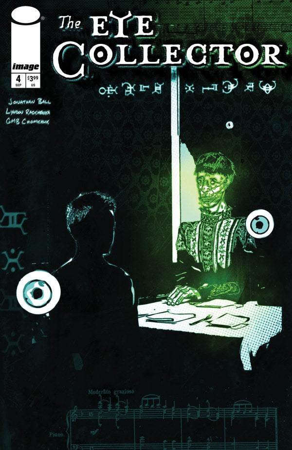 The Eye Collector #4 Cover B G. M. B. Chomichuk Black Variant