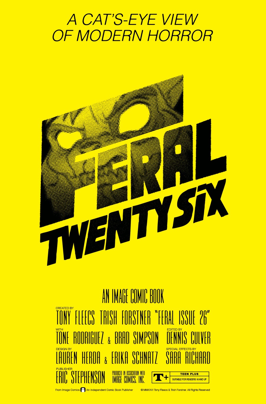 Feral #26 Cover B Tony Fleecs The Shining Homage Variant