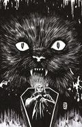 Stuff of Nightmares: The Cat in the Coffin #1 Cover I Francesco Francavilla Black & White Virgin Variant