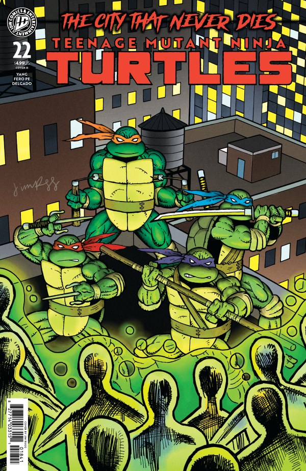 Teenage Mutant Ninja Turtles #22 Cover D Jim Rugg Variant