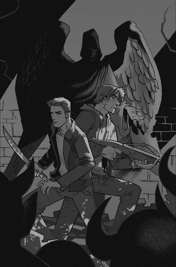 Supernatural #10 Cover K 1:5 John Amor Black & White Virgin Variant